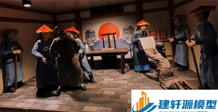 秦城陈规除恶绅微缩场景