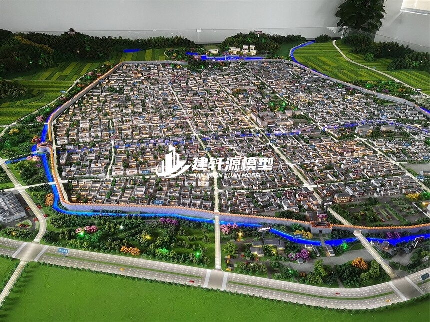 秦城城市规划模型