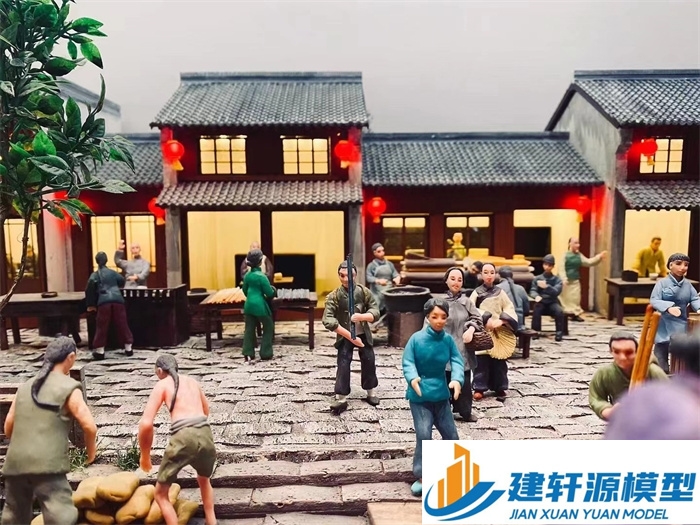 秦城香市微缩模型
