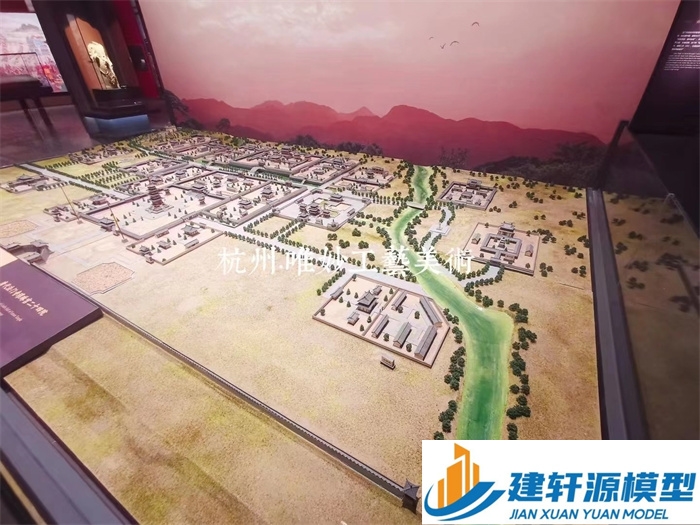 秦城微缩模型法门寺
